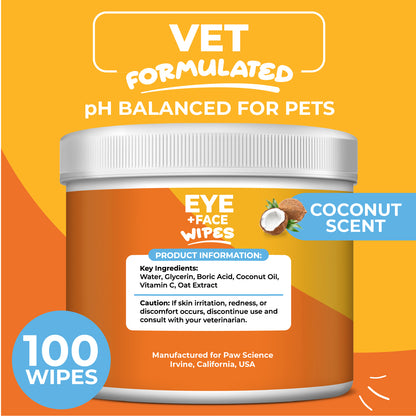 Eye & Face Round Wipes
