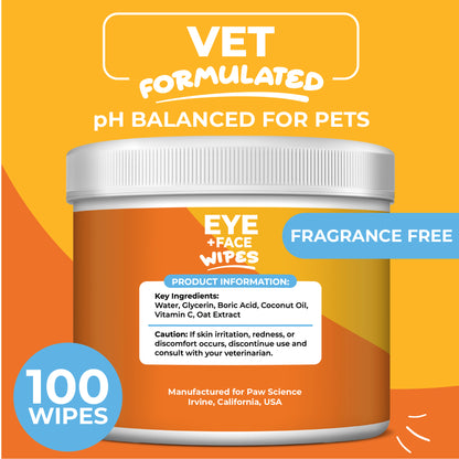 Eye & Face Round Wipes