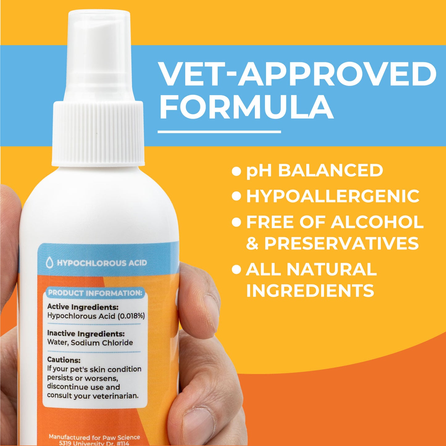 HOCl Skin & Wound Care Spray