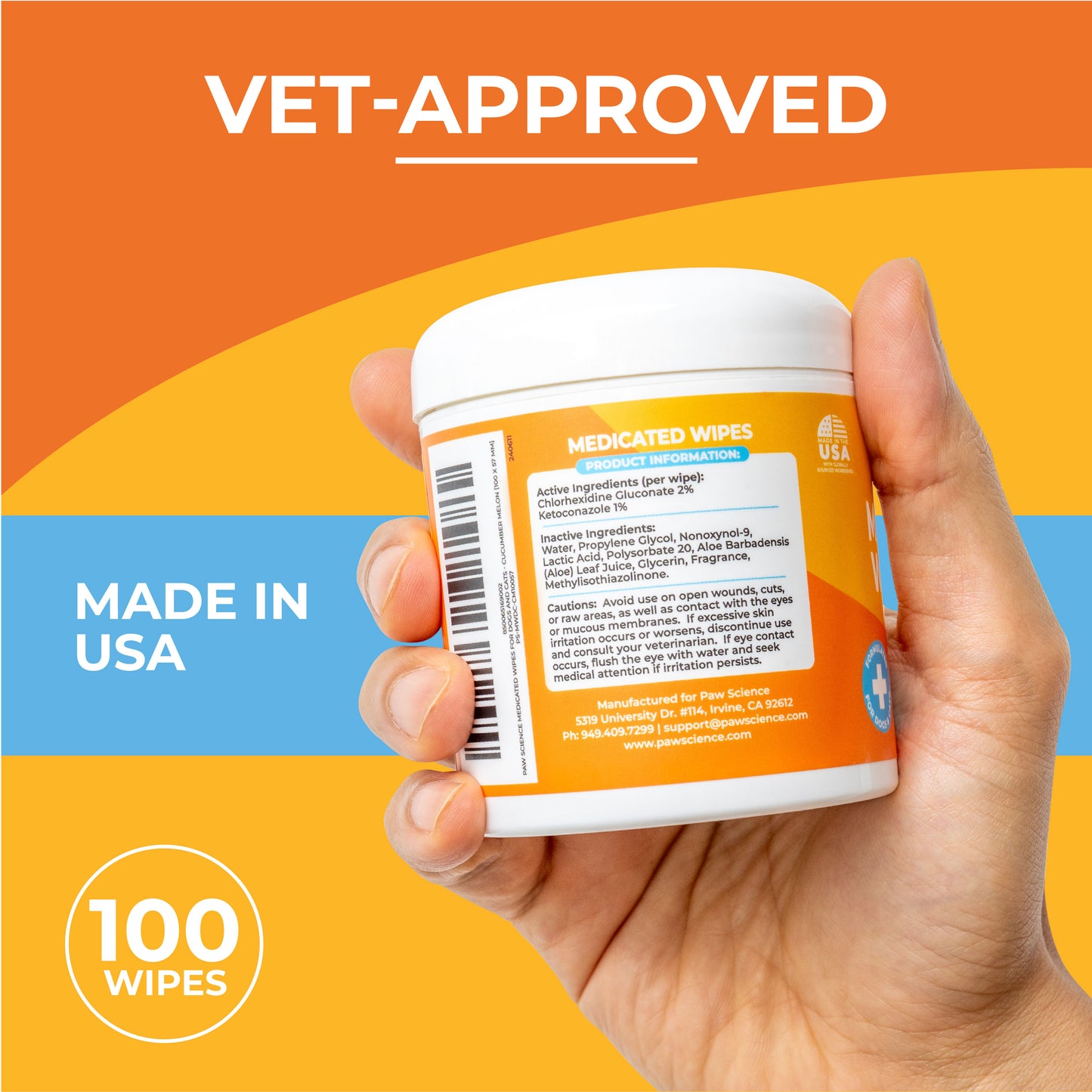 Medicated Round Wipes
