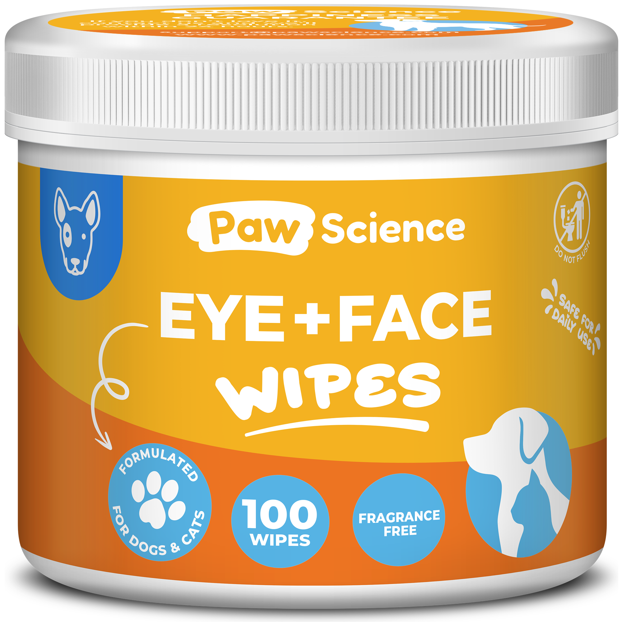 Eye & Face Round Wipes – Paw Science New